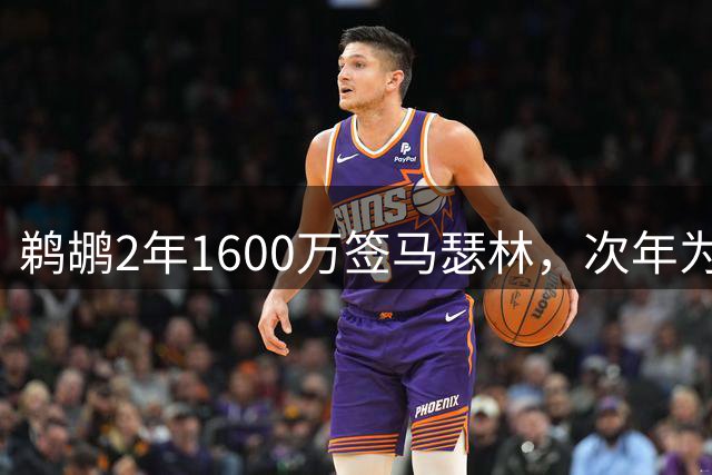 鹈鹕2年1600万签马瑟林，次年为球员选项引关注